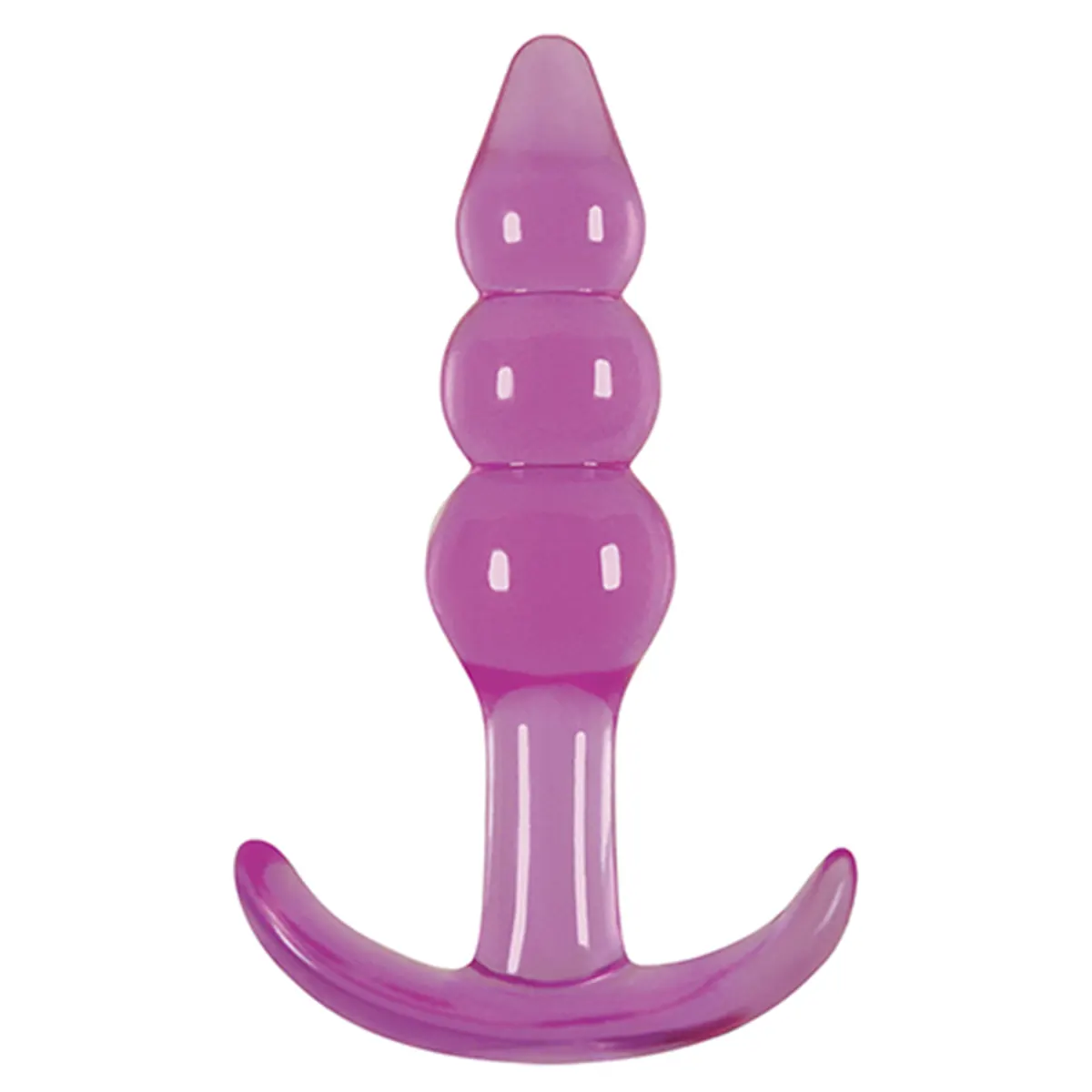 Ljubičasti analni dildo sa reljefom