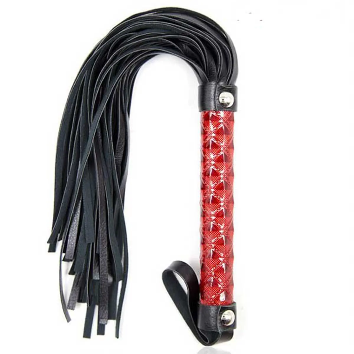 Bič sa crvenom drškom 39cm