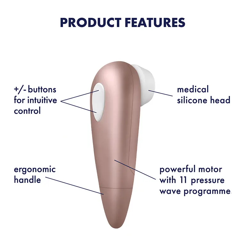 Stimulator klitorisa 11 režima stimulacije Satisfyer Number One