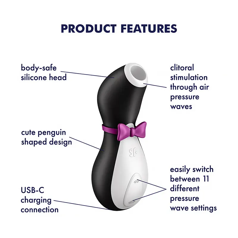 Masažer klitorisa pingvin Satisfyer Penguin