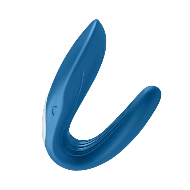 Plavi vibrator za parove Satisfyer Double Whale