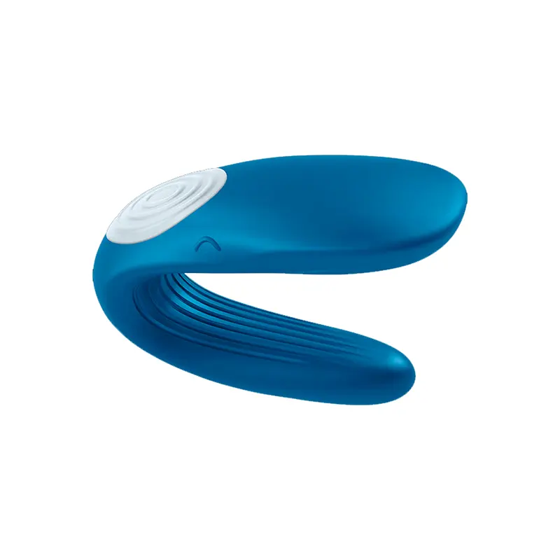 Plavi vibrator za parove Satisfyer Double Whale