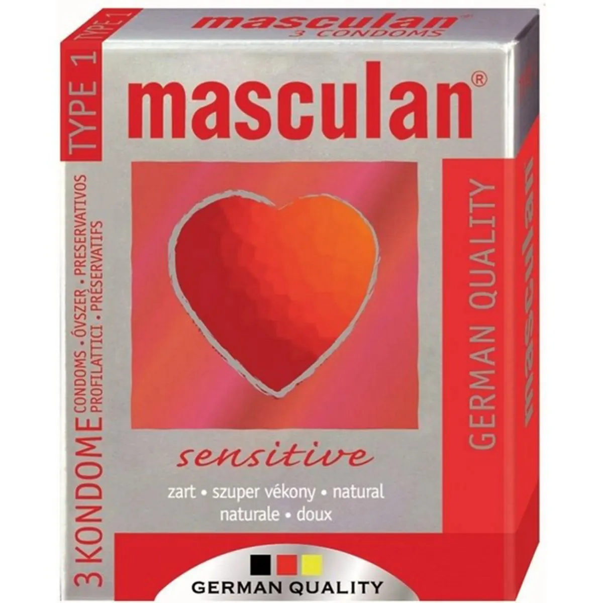 Masculan sensitive kondomi