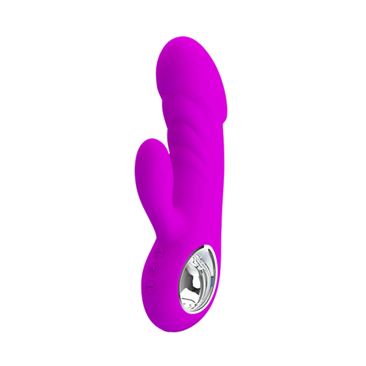 Multifukcionalni ljubičasti vibrator sa blagim reljefom