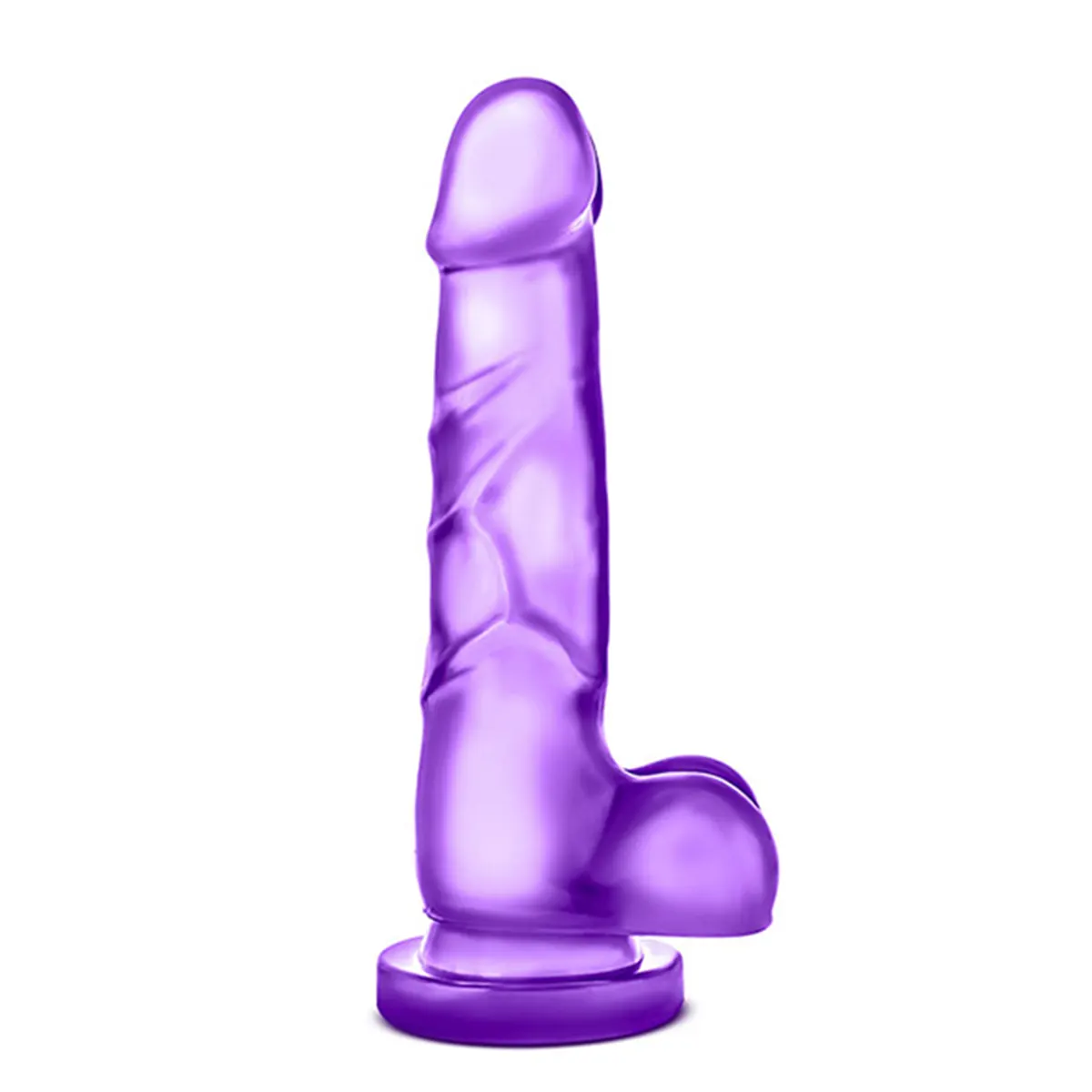 Ljubicasti dildo sa testisima