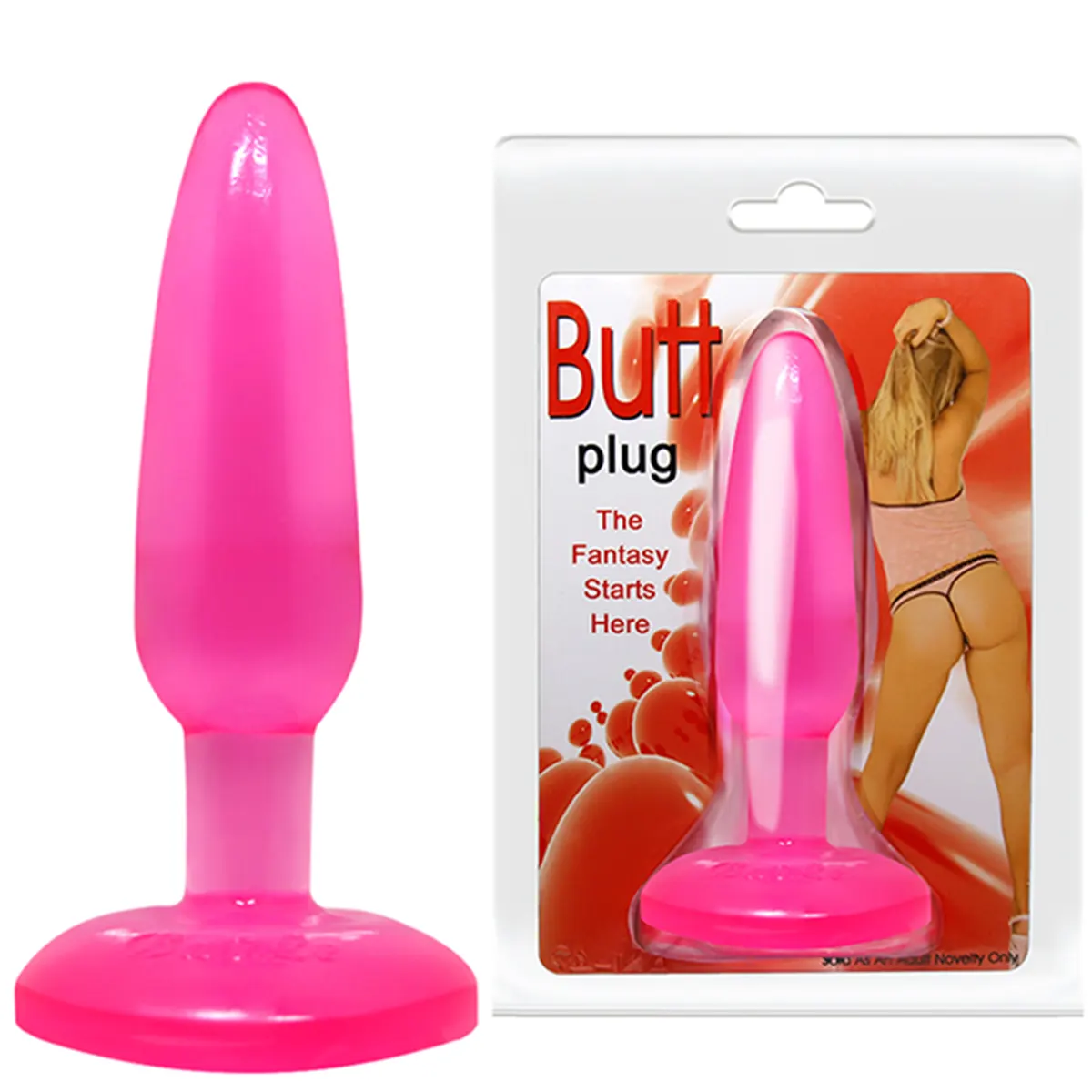 Pink analni dildo 14cm