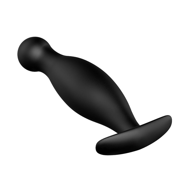 Crni silikonski analni dildo 12cm