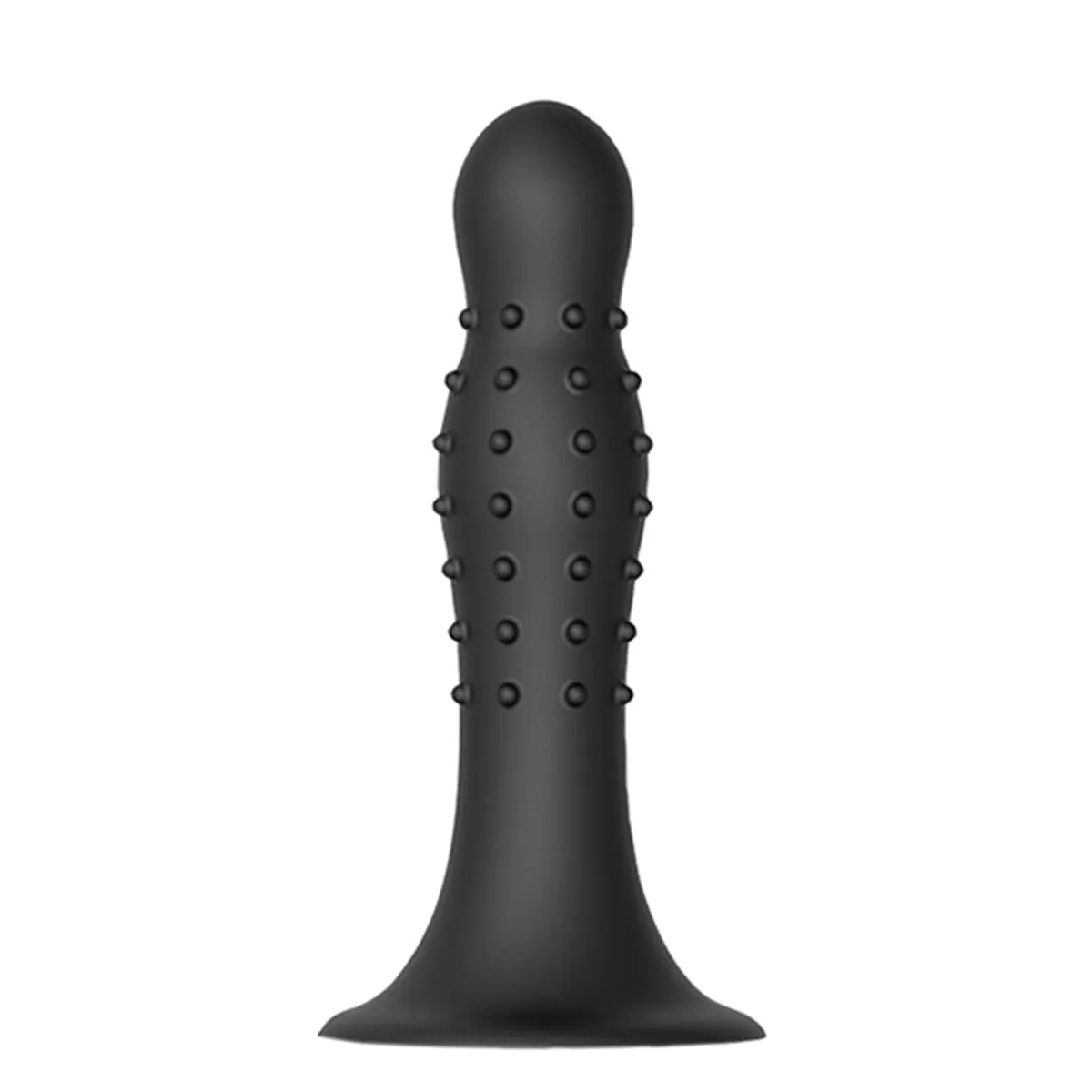 Crni silikonski analni dildo 13cm