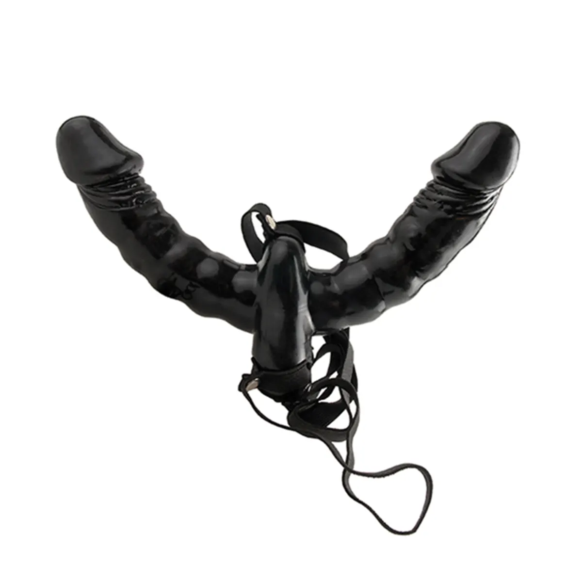 Crni dupli strap on