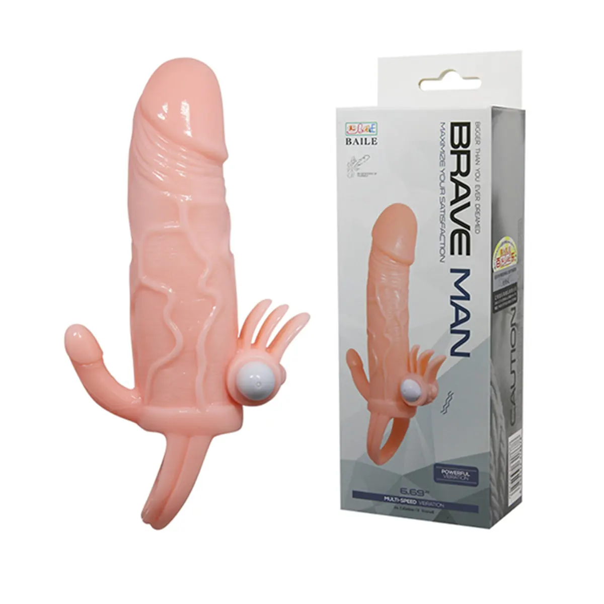 Navlaka za penis sa vibracijom 15cm