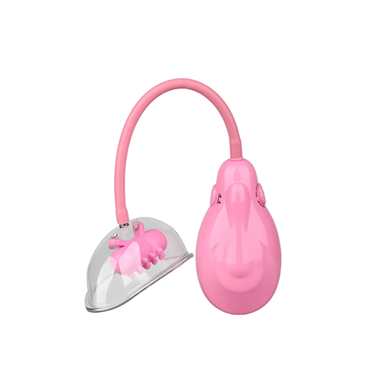 Roze pumpa za vaginu sa vibracijom