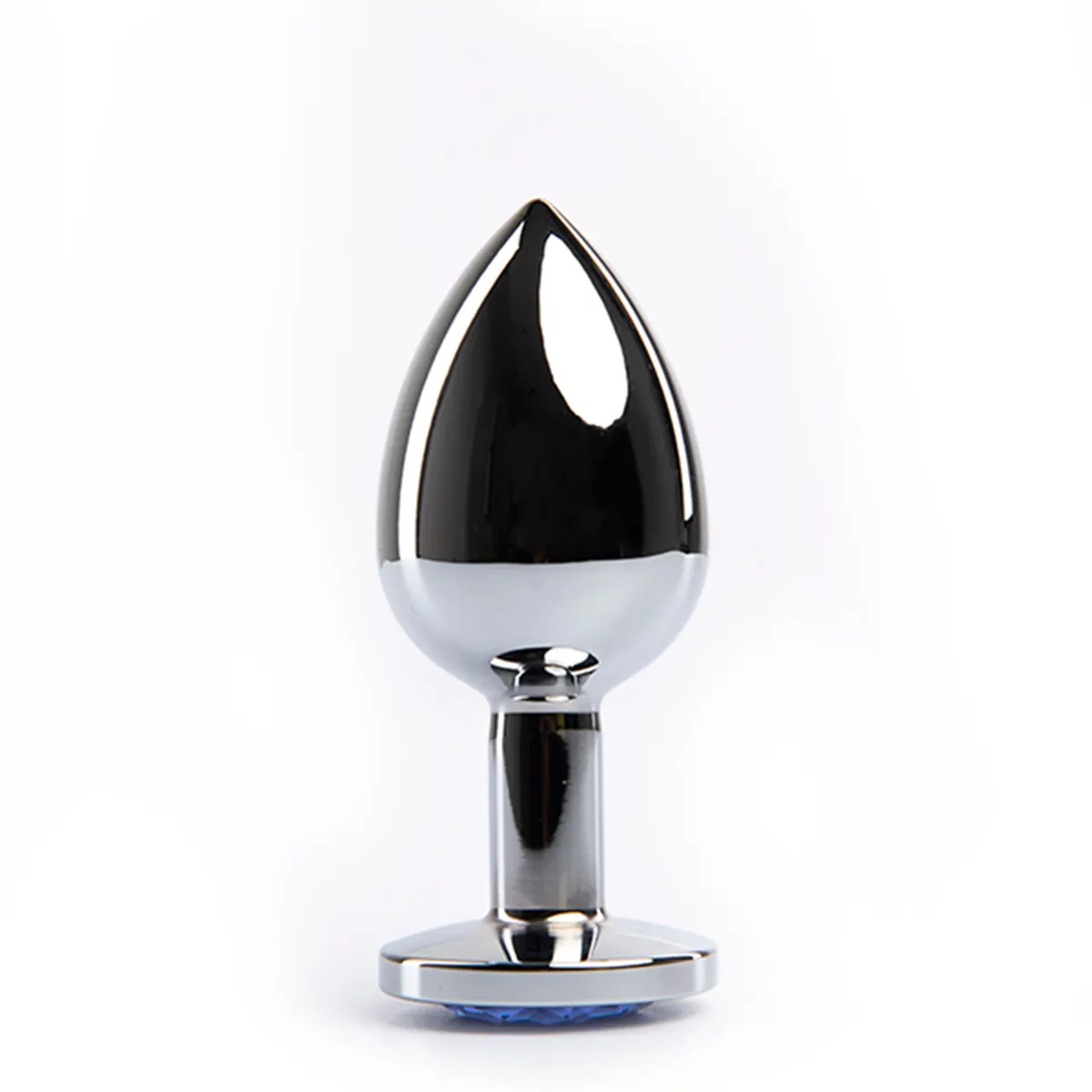 Metalni analni dildo sa cirkonom 9cm