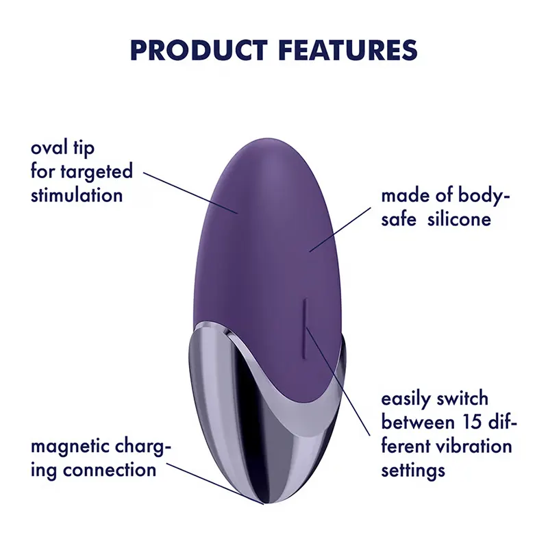 Elegantni stimulator klitorisa Satisfyer Purple Pleasure