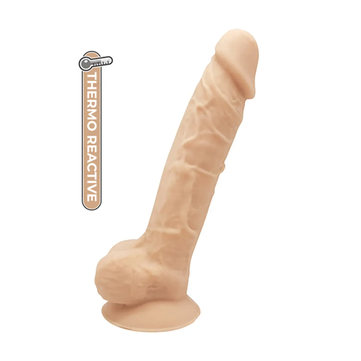 Realistični termoaktivni silikonski dildo 23cm