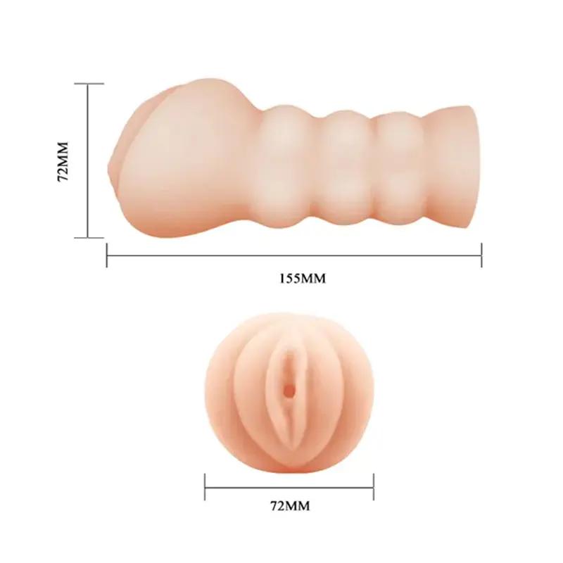 Masturbator veštačka vagina sa prstenovima