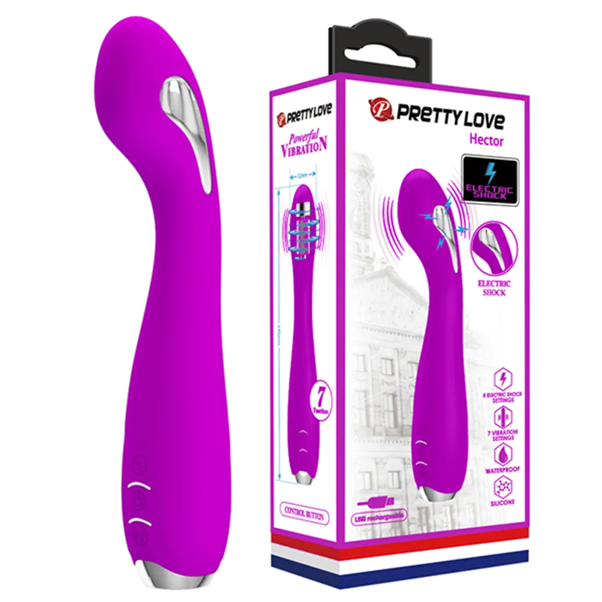 Vibrator za G tačku sa elektro stimulacijom