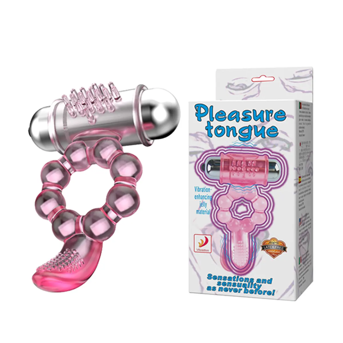 Roze vibro prsten