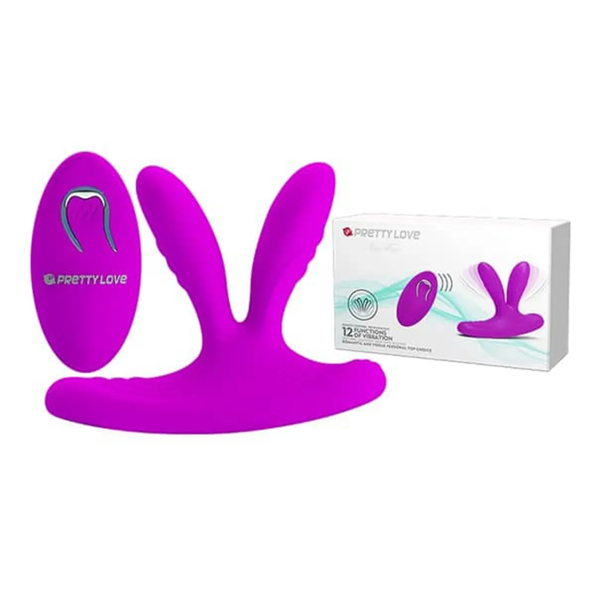 Ljubičasti vibrator za duplu penetraciju