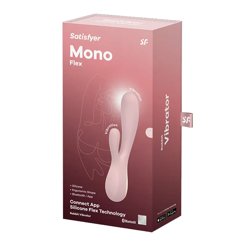 Multifunkcionalni vibrator aplikacija Satisfyer Mono Flex Connect App mauve
