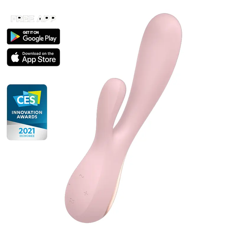 Multifunkcionalni vibrator aplikacija Satisfyer Mono Flex Connect App mauve