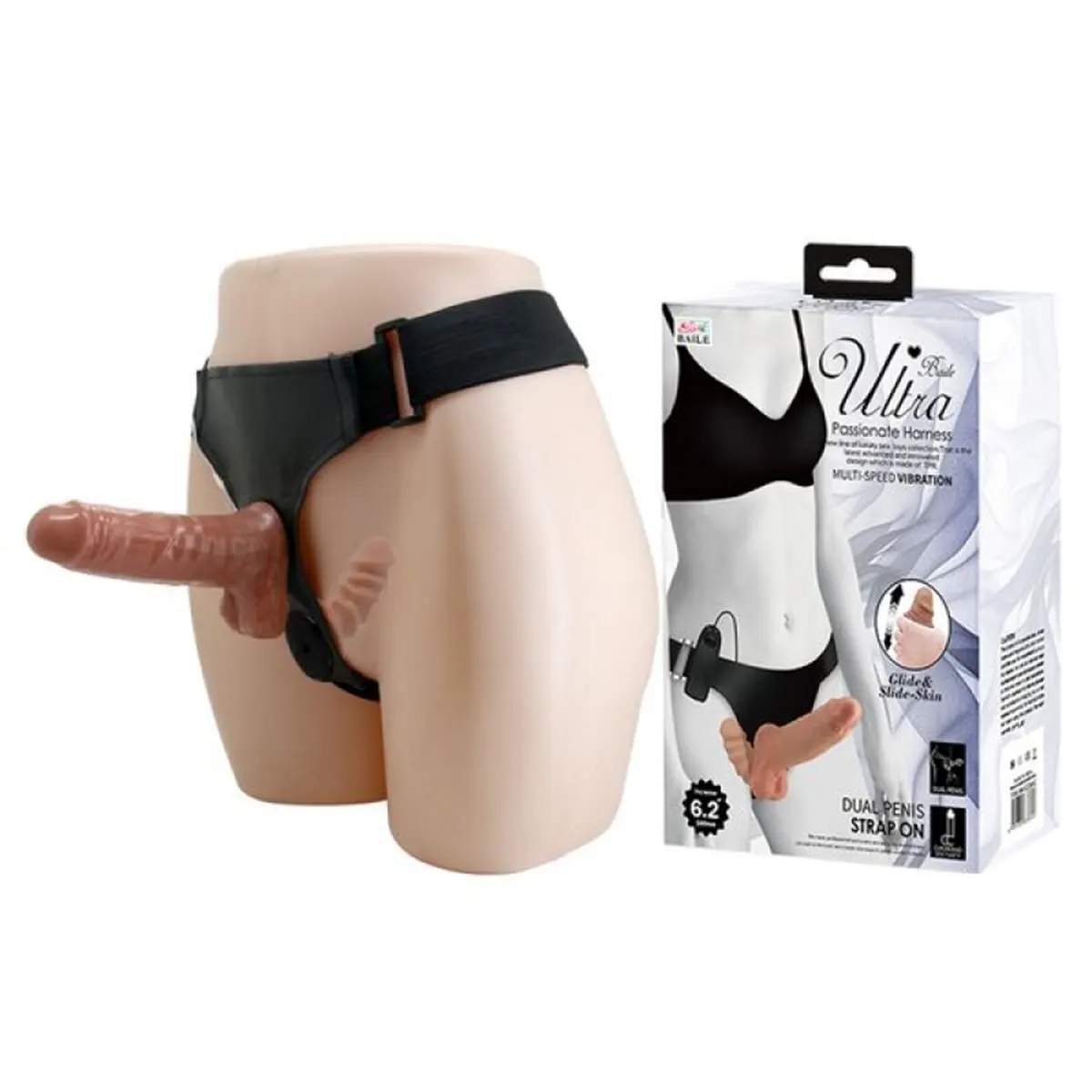 Dupli strap on Dual Penis Strap on 