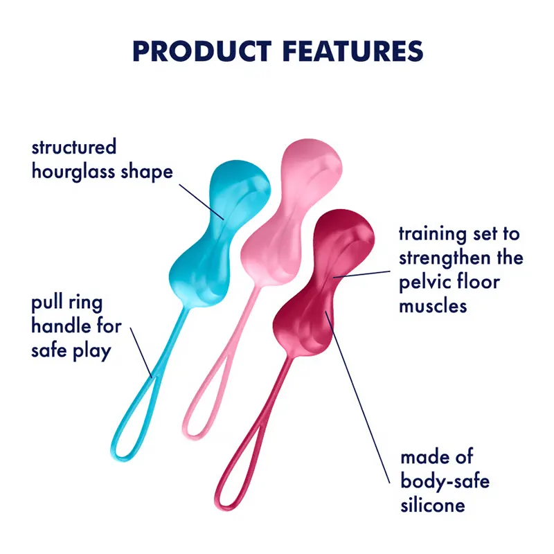 Japanske kuglice Satisfyer Power Balls (Set of 3)