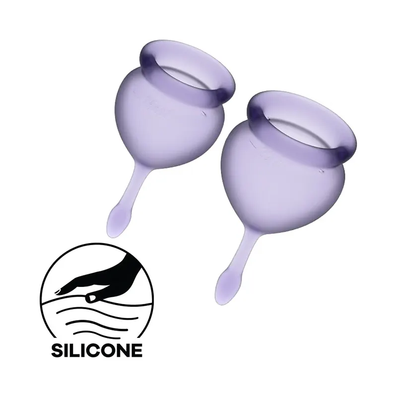 Menstrualne čašice Satisfyer Feel Good Menstrual Cup lila