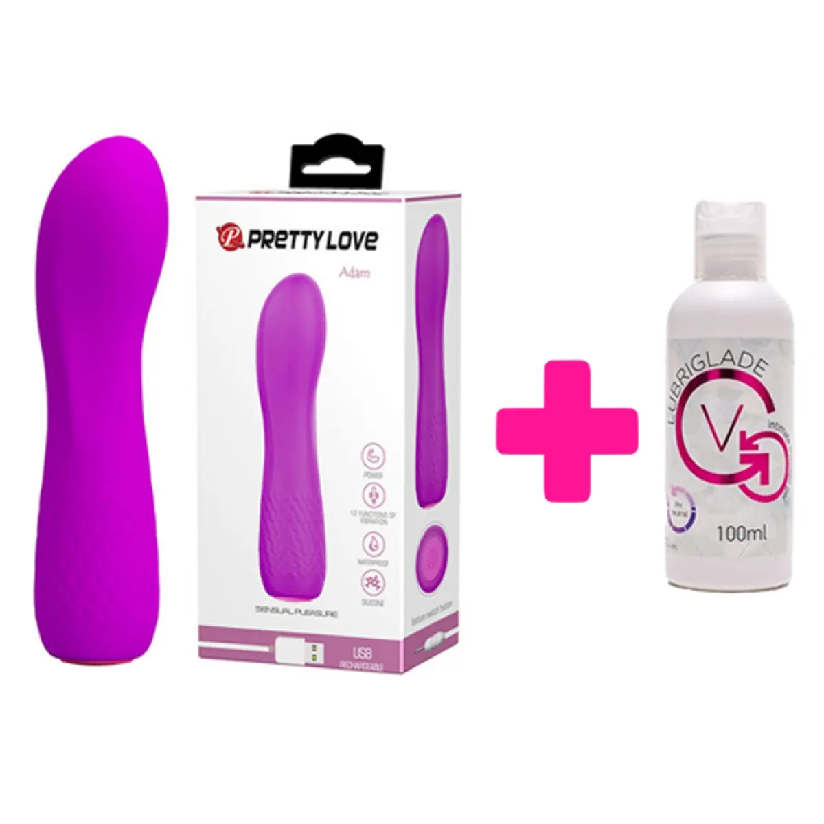 Punjivi vibrator i Lubrikant