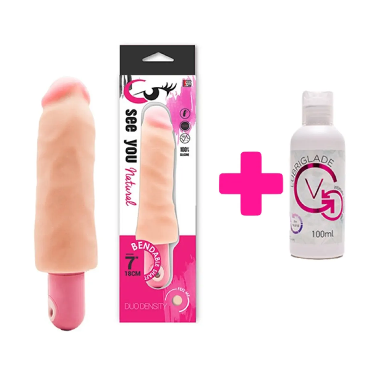 Mekani vibrator boje kože i Lubrikant