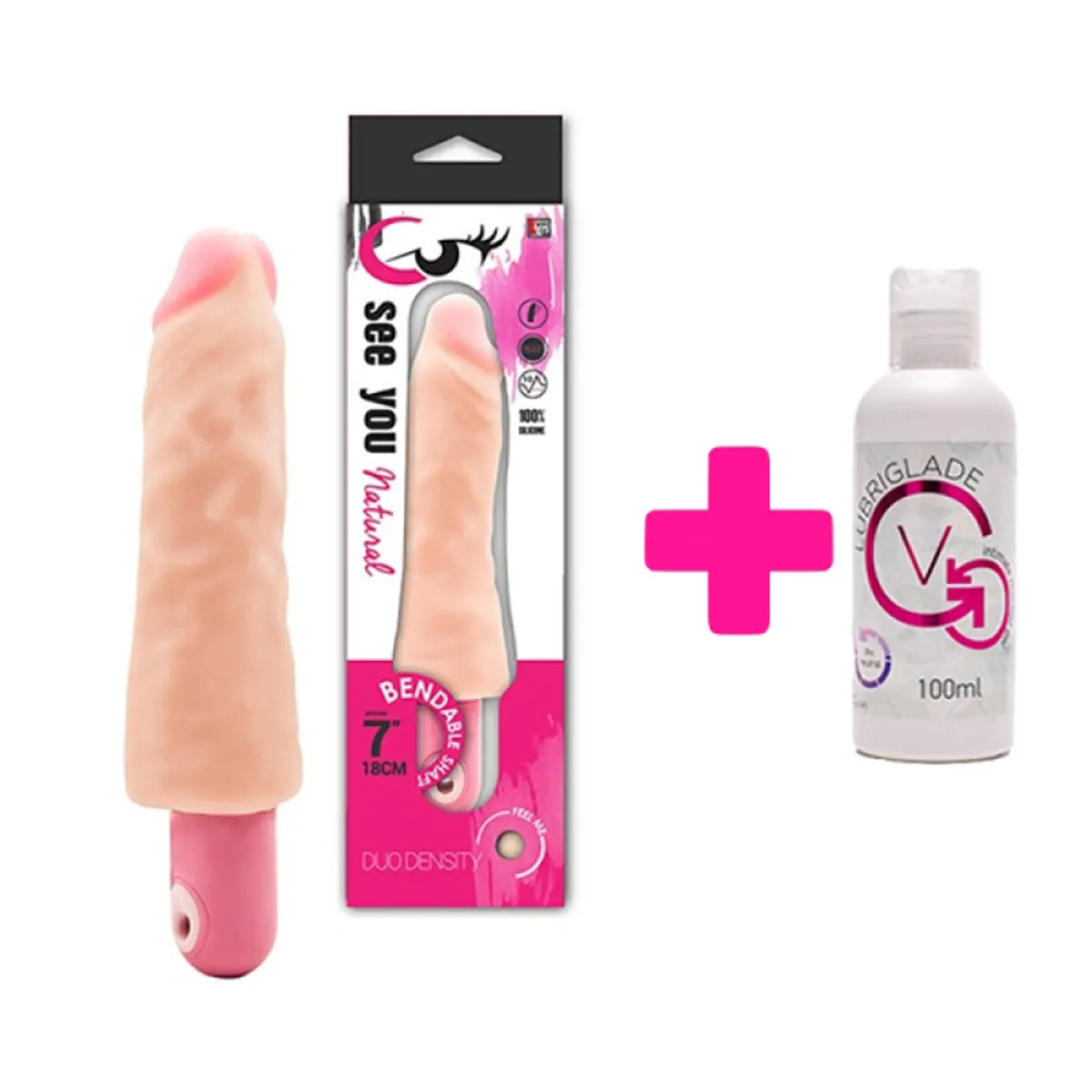 Mekani realistični vibrator i Lubrikant