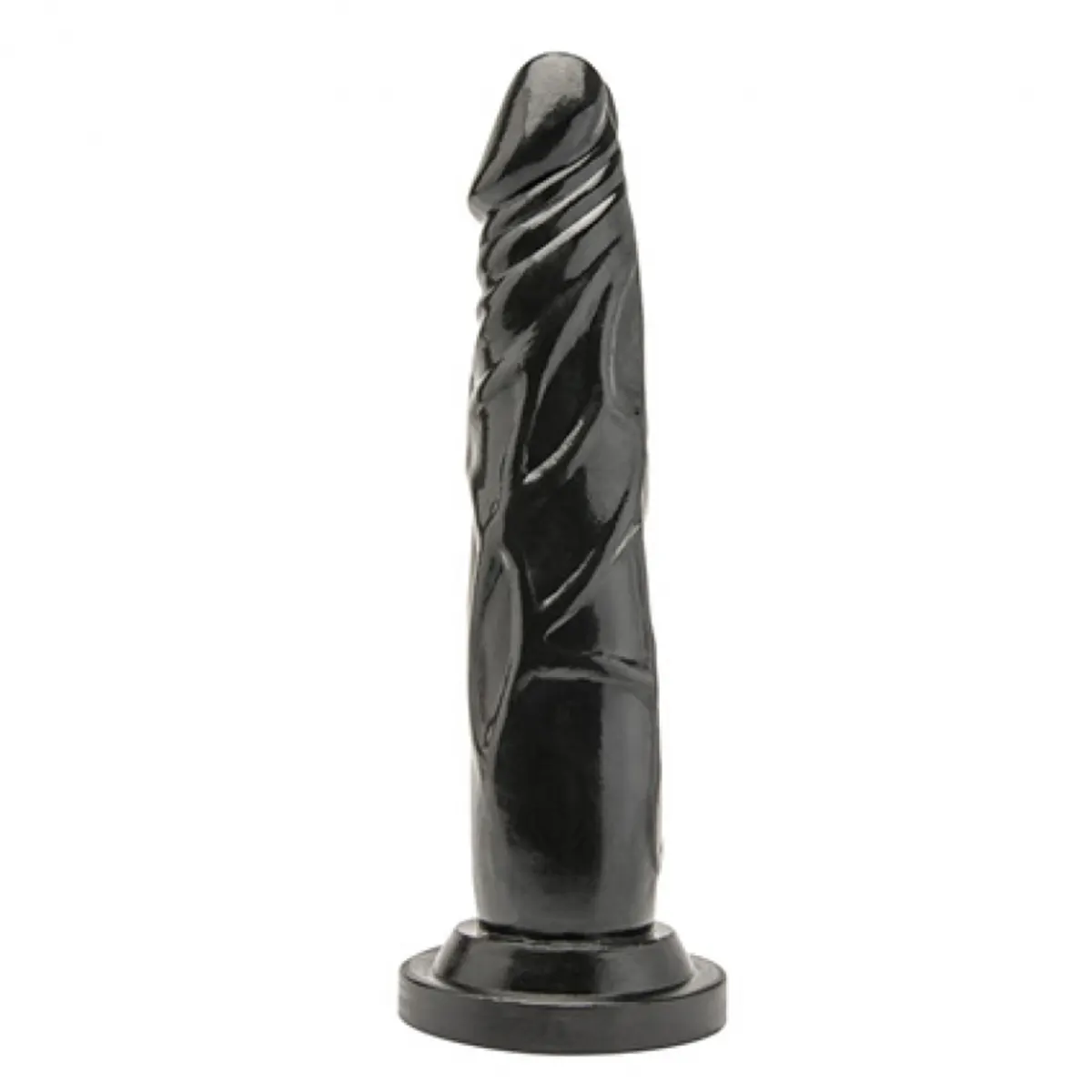 Crni fleksibilan dildo 18cm