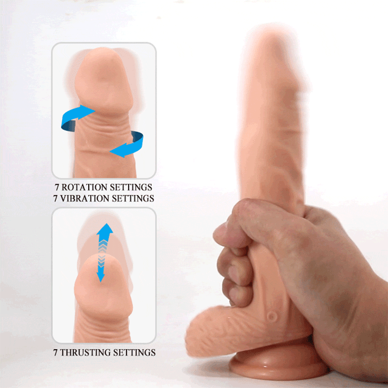 Pokretljivi Vibro Dildo Bodach