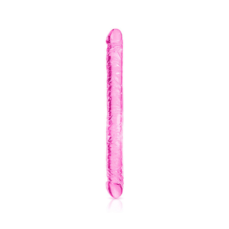 Fleksibilni Dupli Dildo 34cm Pure Jelly Pink