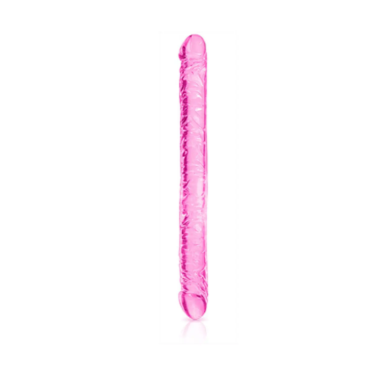 Fleksibilni Dupli Dildo 44cm Pure Jelly Pink