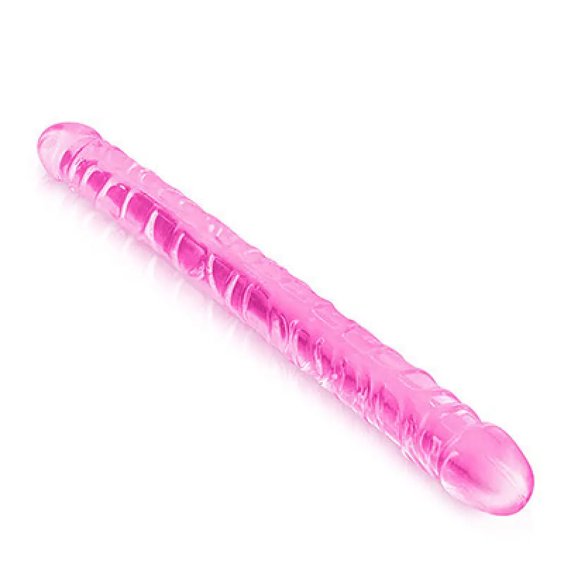 Fleksibilni Dupli Dildo 44cm Pure Jelly Pink