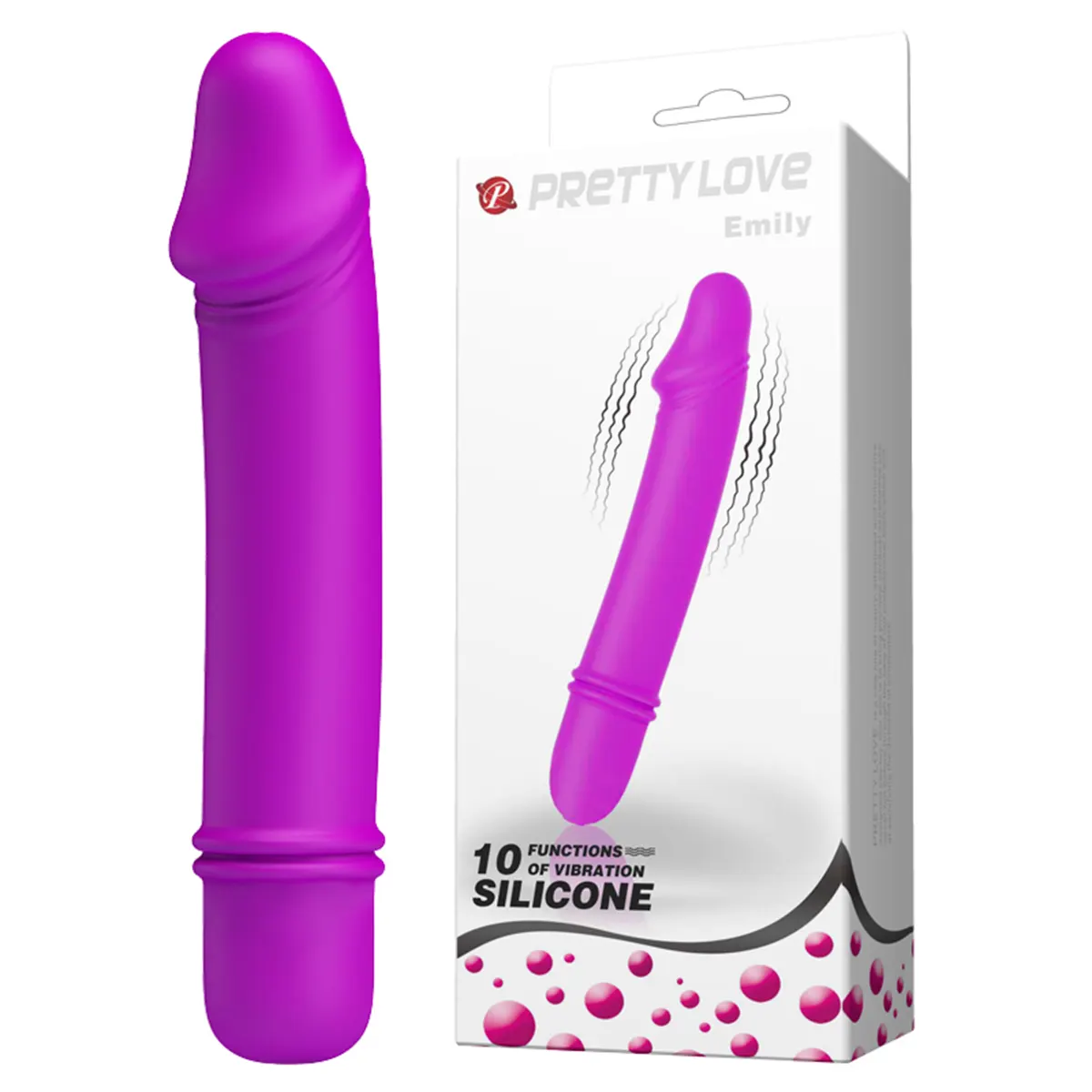 Ljubičasti Silkonski Vibrator Emily