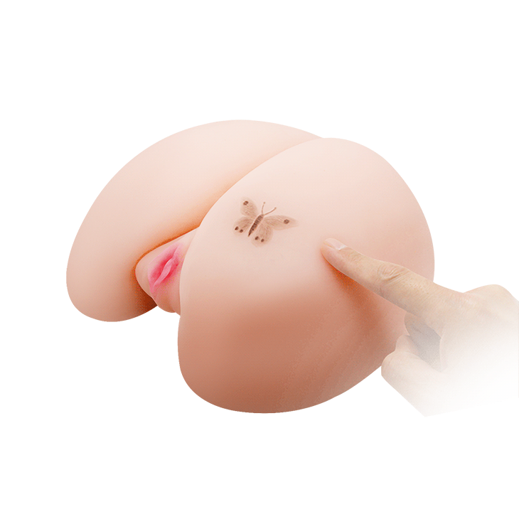 Realistična veštačka vagina sa 2 ulaza Leptir