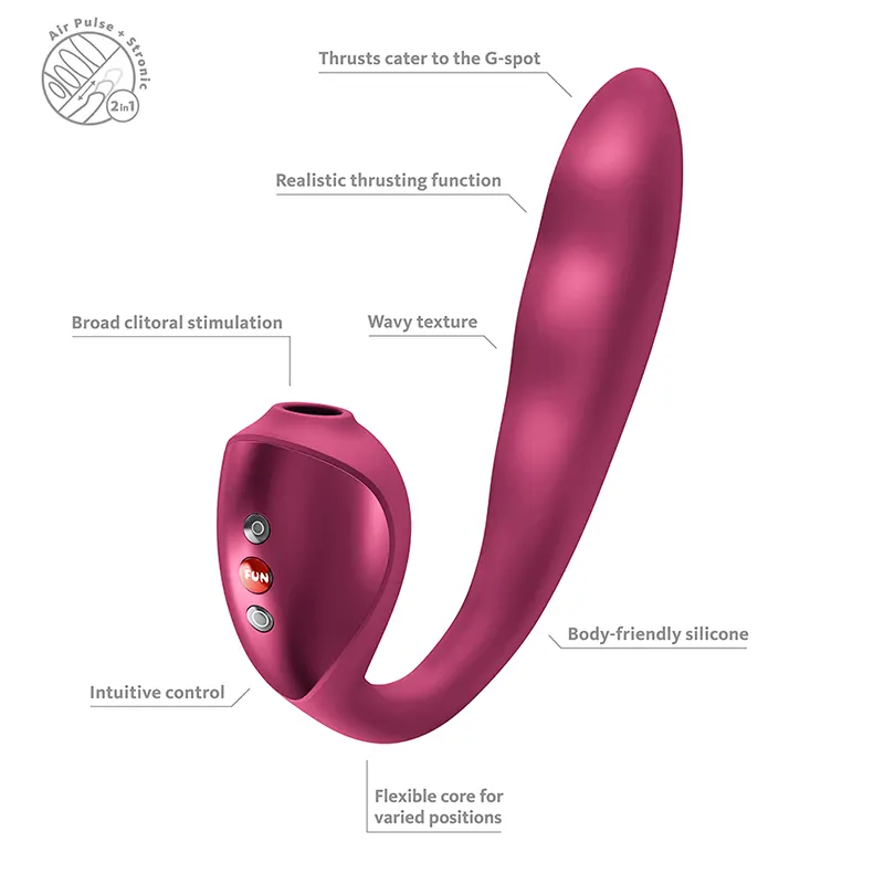 Fun Factory Stronic Puls Allegro Red