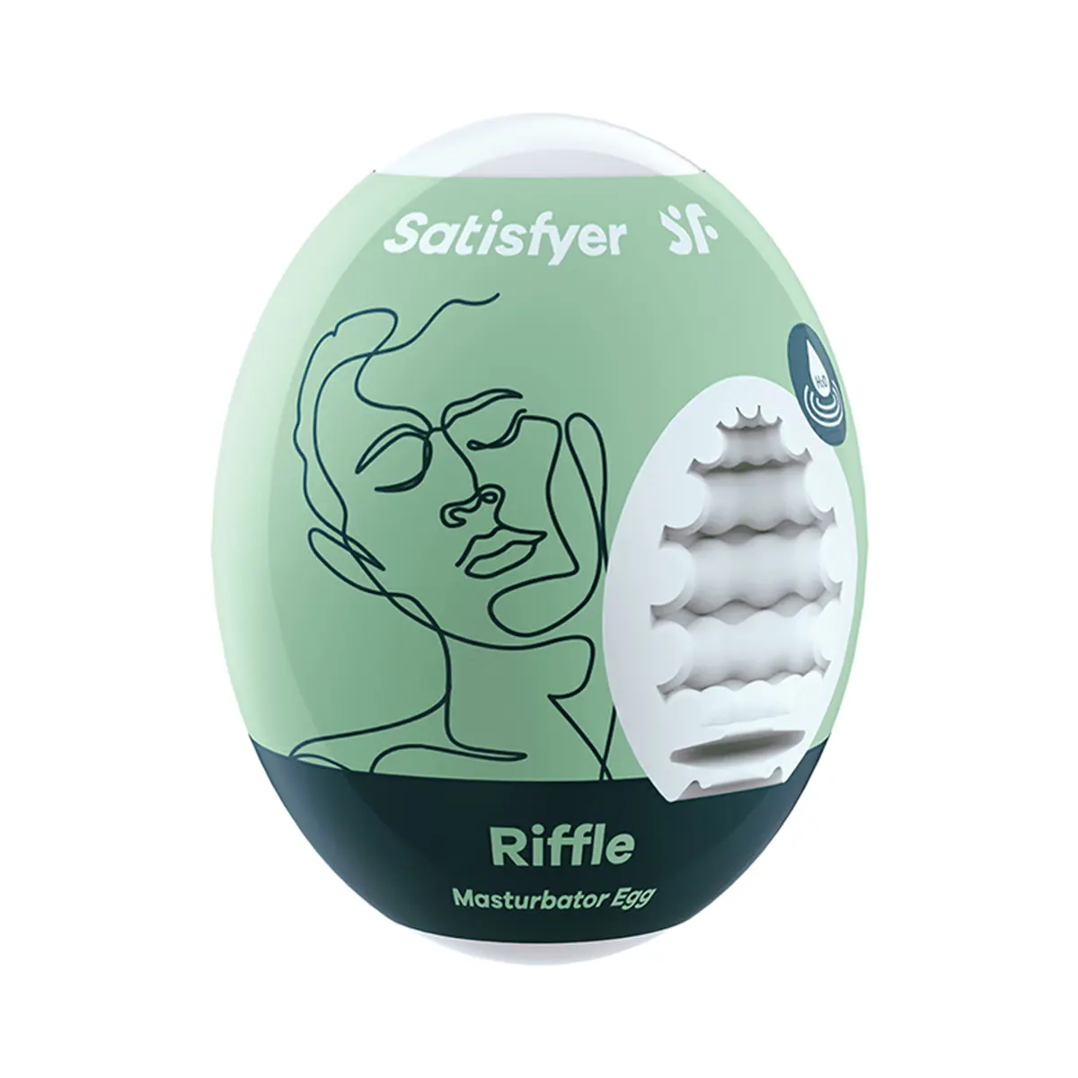 SATISFYER Masturbator Egg riffle