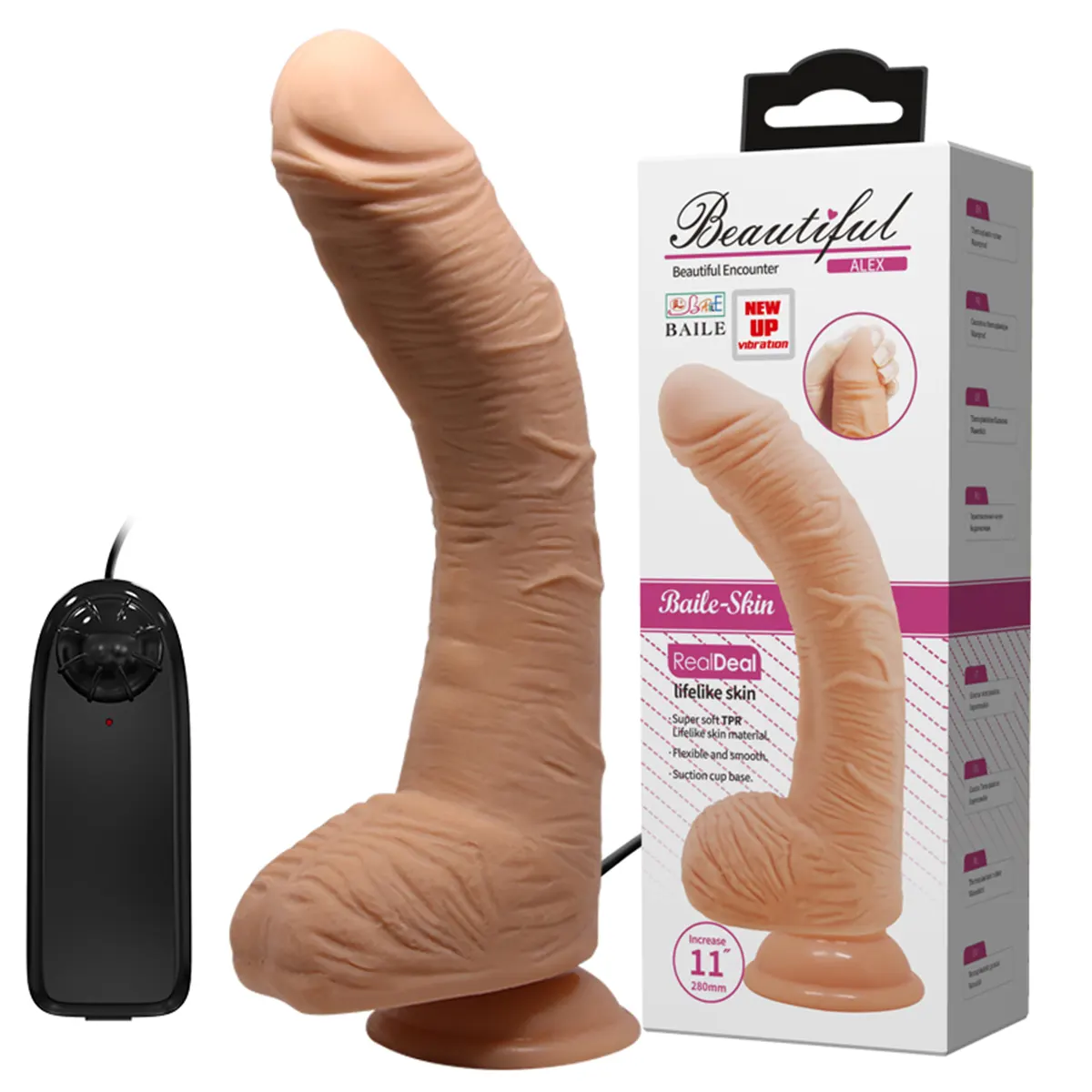 Mekani Vibro Dildo 28cm Alex