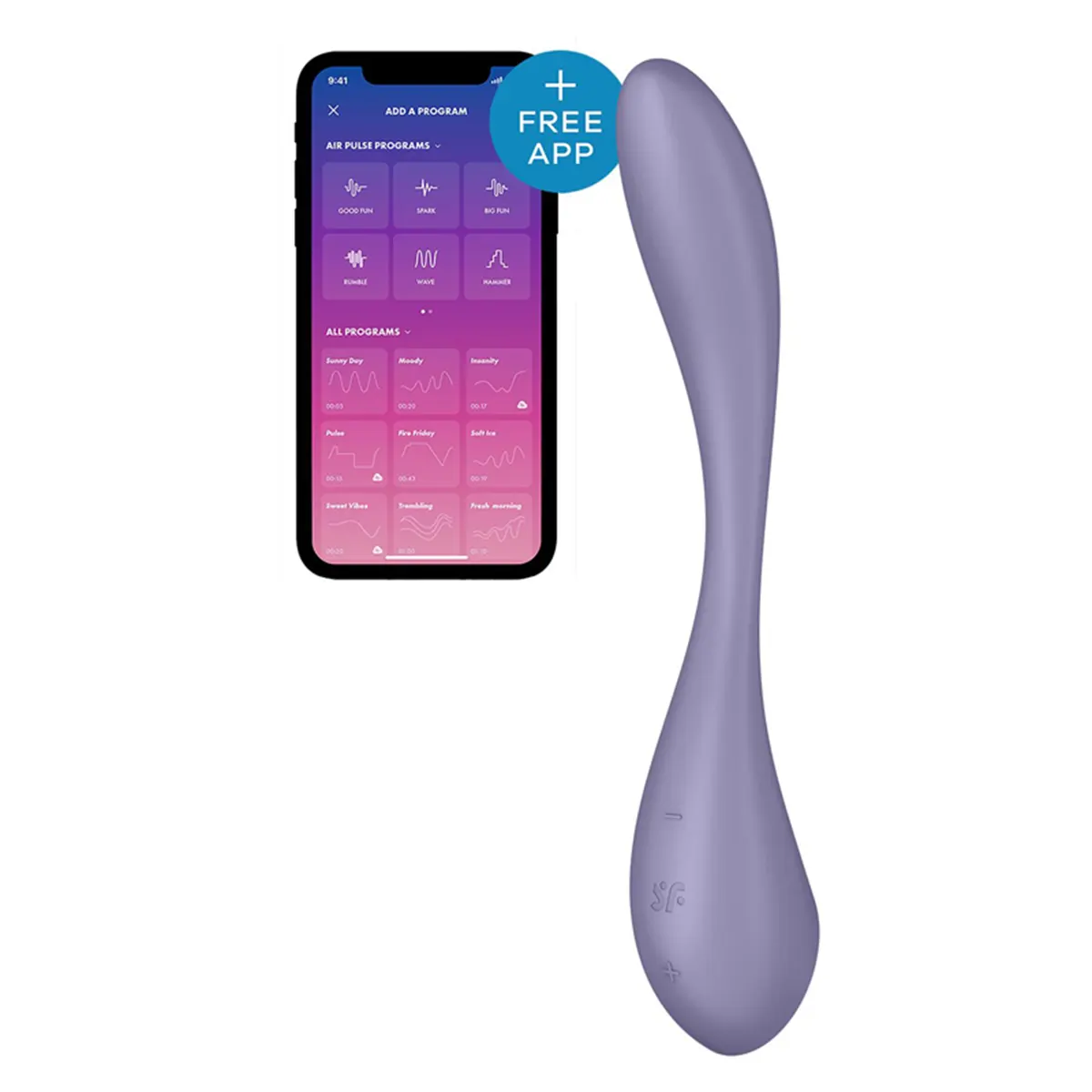 SATISFYER G SPOT FLEX 5+ LILAC 