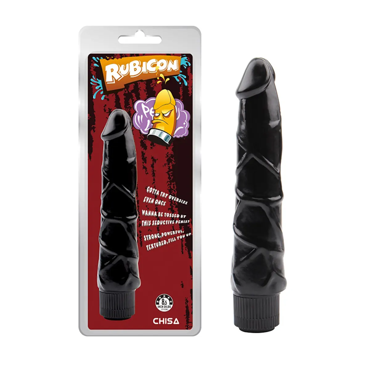 Crni Vibrator 22cm Rubicon Ignite