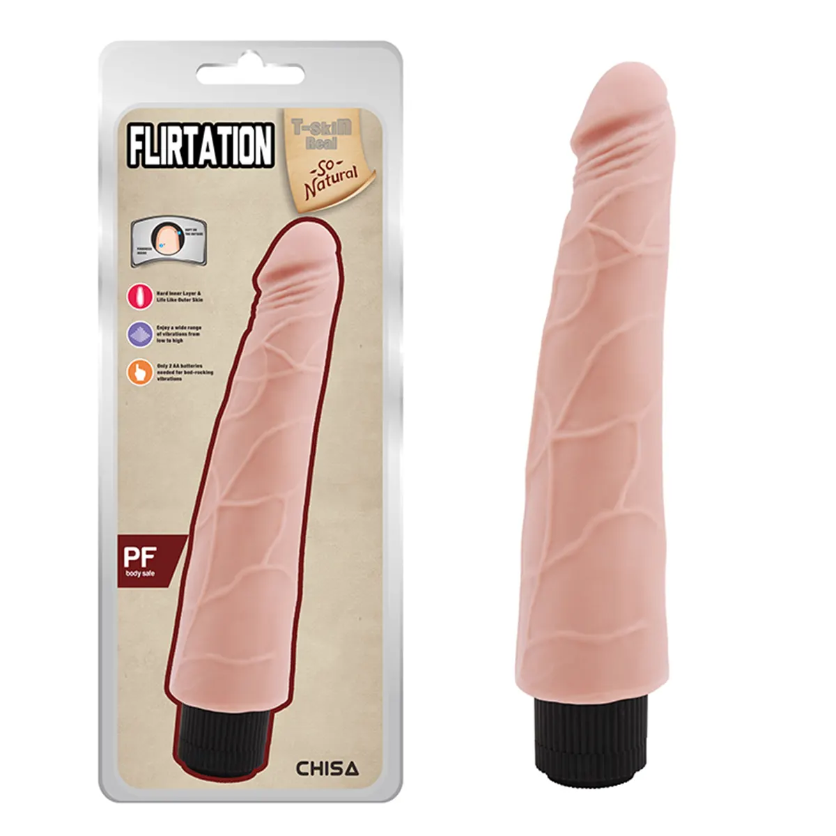 Mekani Realisticni Vibrator Flirtation Flesh