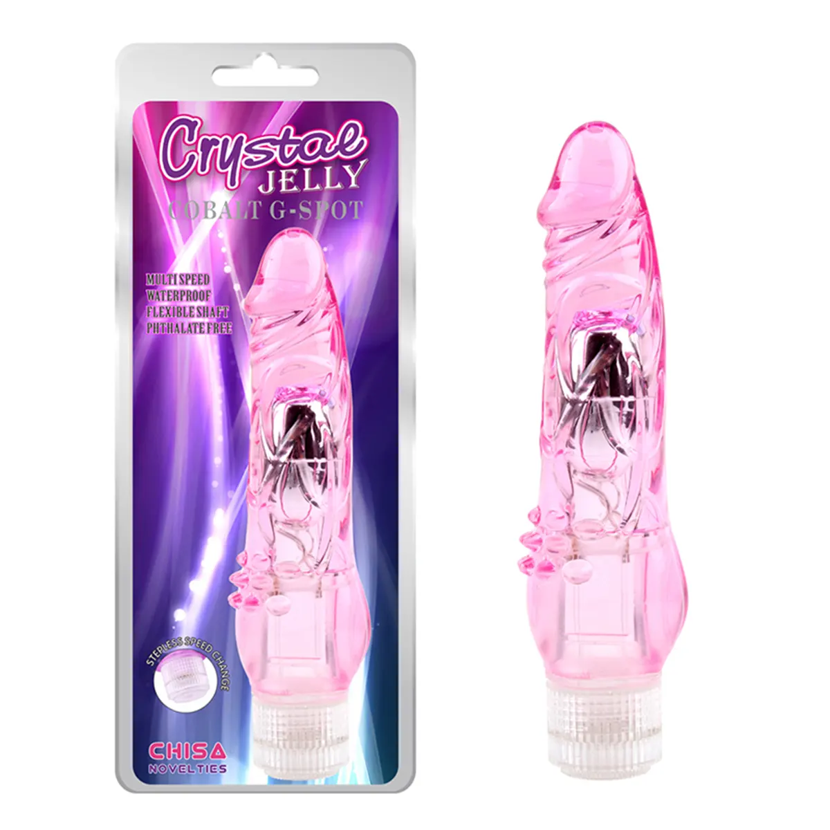 Roze Vibrator 21cm Cobalt G Spot Pink