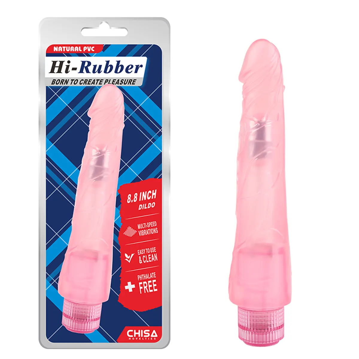 Roze Vibrator 23cm 