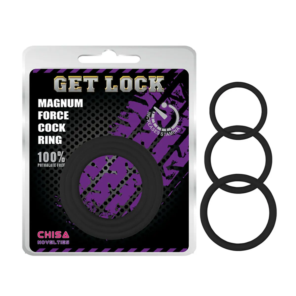 Set od 3 prstena MAGNUM FORCE COCK RINGS