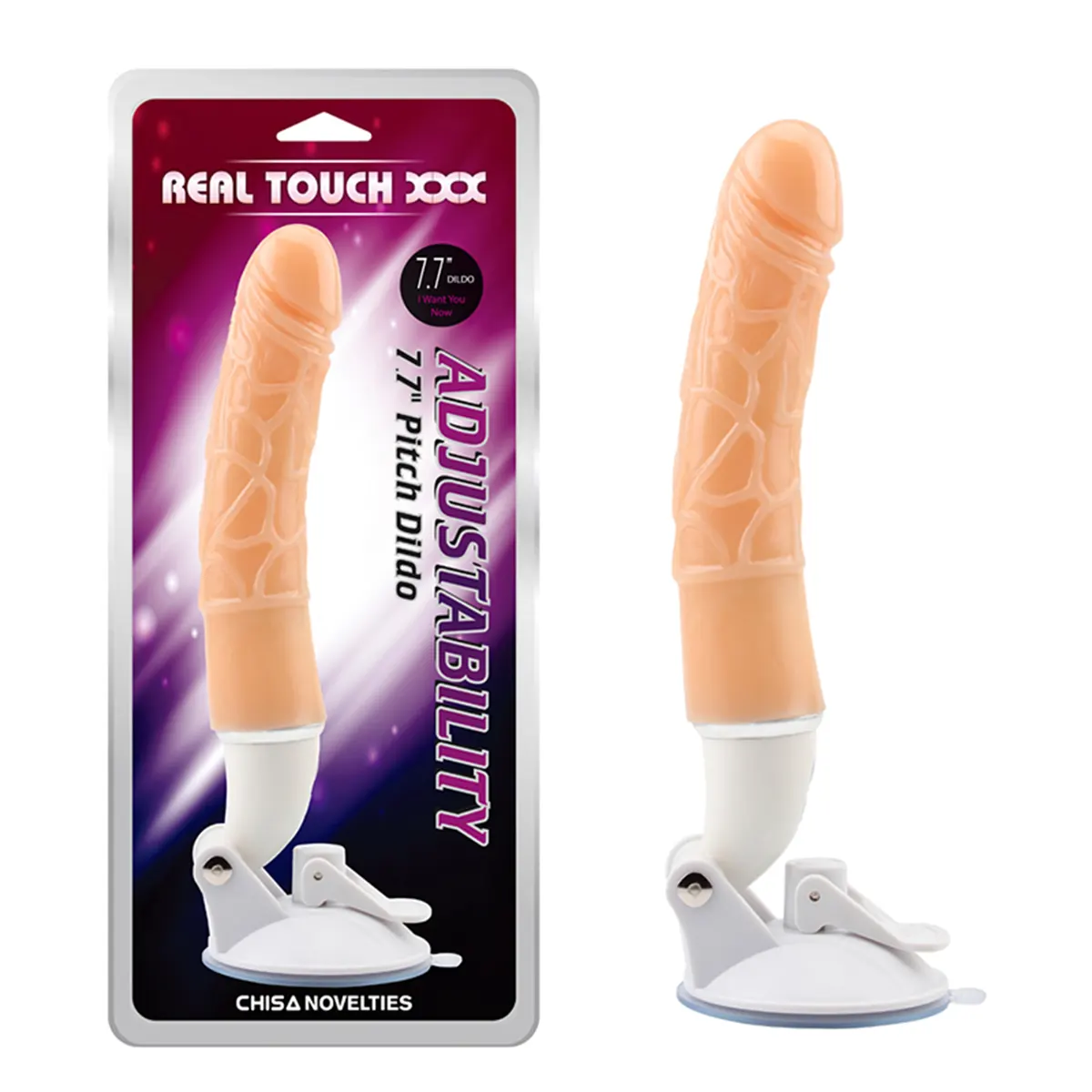 Vibro dildo sa podesivim postoljem 25cm