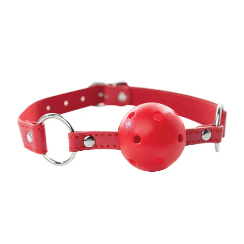 Crvena kugla za usta sa rupicama Red Breathable Ball Gag