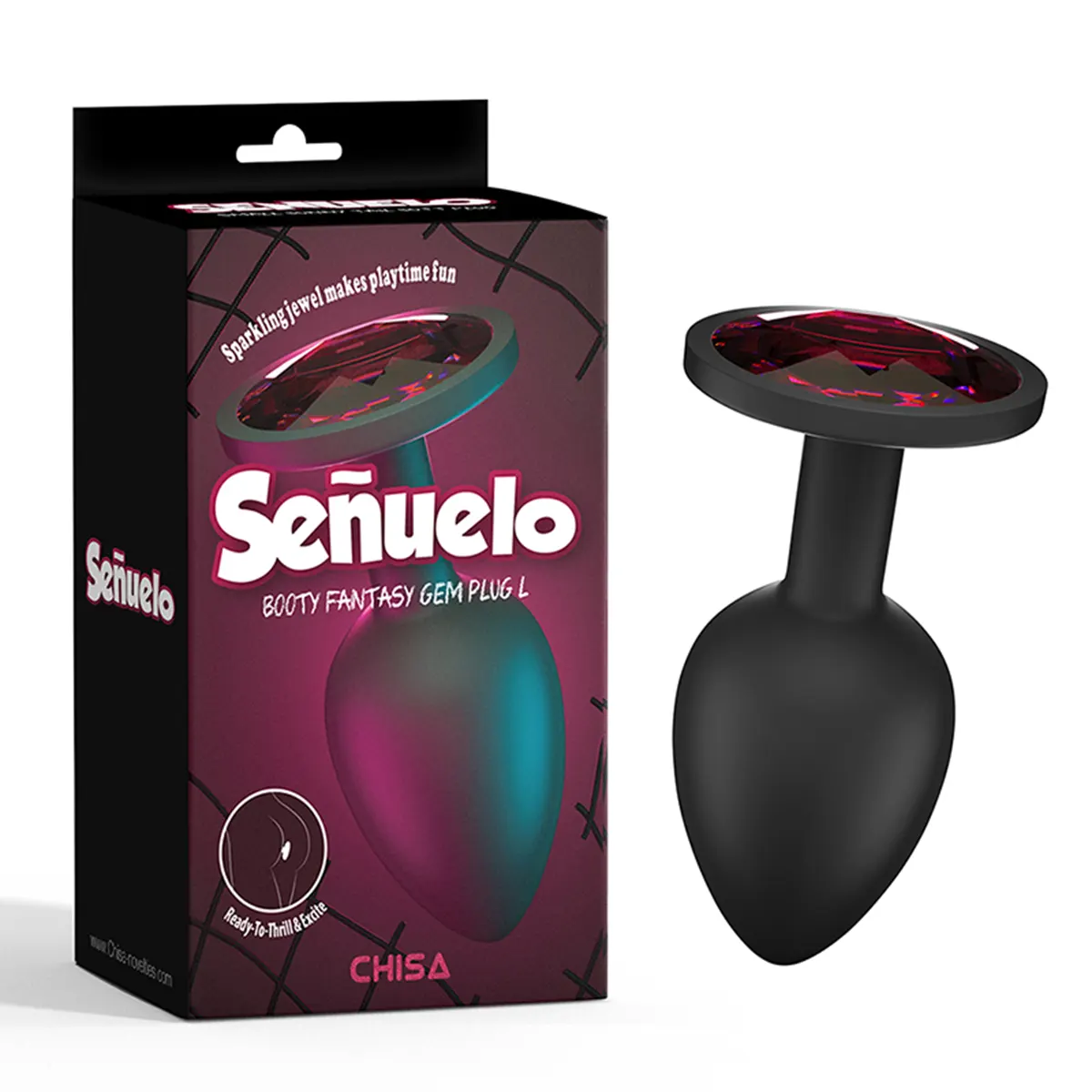 Veliki analni dildo Booty Fantasy Gem Plug L
