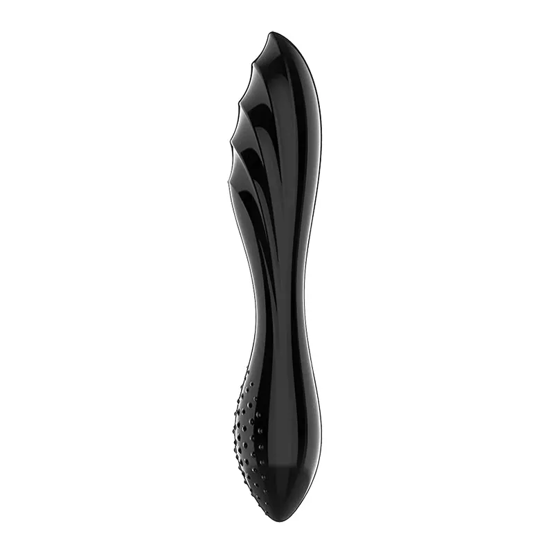 SATISFYER Dazzling Crystal Glass Dildo Black 1